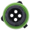 Kalitec KALI-2004 DIN 72585 Rundstecker Set 4-polig IP69K wasserdicht 48 VDC Kabelausgangswinkel 180°