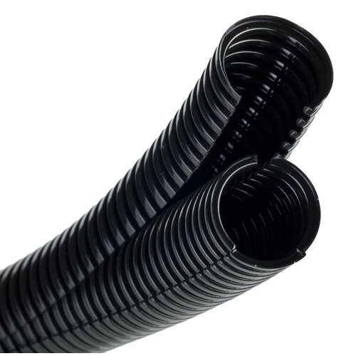 Schlemmer 1922337 Corrugated pipe Twin PP-UV NW 37 black