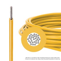 Lapp 4160410 Multi-Standard SC 2.1 1X1,5 gelb I Hochwertiges Kabel für zuverlässige Verbindungen I PVC-Isolierung