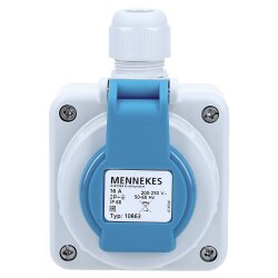 Schuko paviršinis lizdas IP68 prek.nr. K396TS