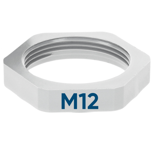 SIB G4312010 Plastikinė fiksavimo veržlė M12 šviesiai pilka 7211979