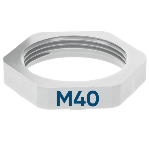 SIB G4340010 Contre-écrou M40x1,5 gris clair 7211984