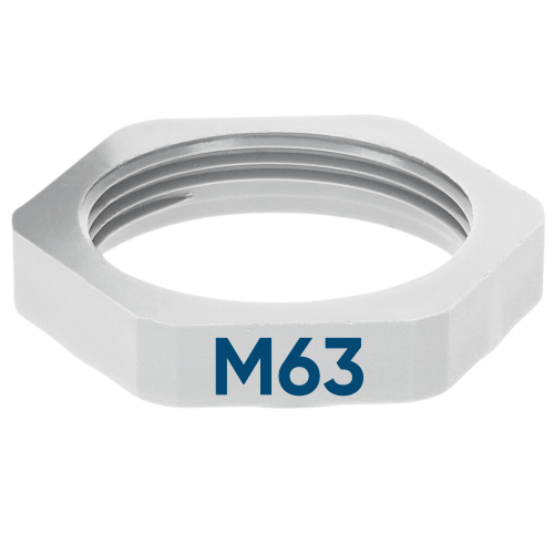 SIB G4963110 Contratuerca de plástico M63 gris claro 7211986