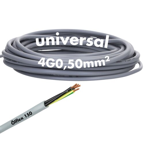 Lapp 0015004 Ölflex 150 4G0,50mm² flexible Steuerleitung mit UL Kennzeichnung