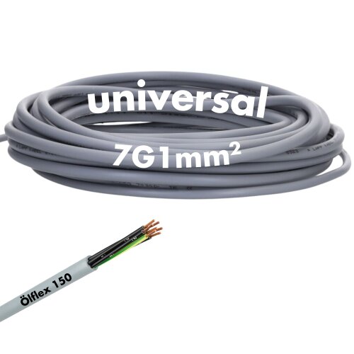 Lapp 0015207 Ölflex 150 7G1 mm² flexible Steuerleitung mit UL Kennzeichnung