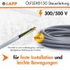 Lapp 0015304 Ölflex 150 4G1,5 mm² flexible Steuerleitung mit UL Kennzeichnung