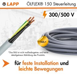 Lapp 0015403 Ölflex 150 3G2,5 mm² flexible...