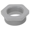 SIB G6322500 reduktion M32 / M25 plast lysegrå 7008532