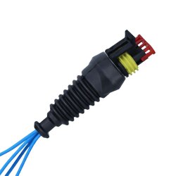 Kalitec KALI01024 超级密封橡胶扣眼 4 芯，带防扭结薄片