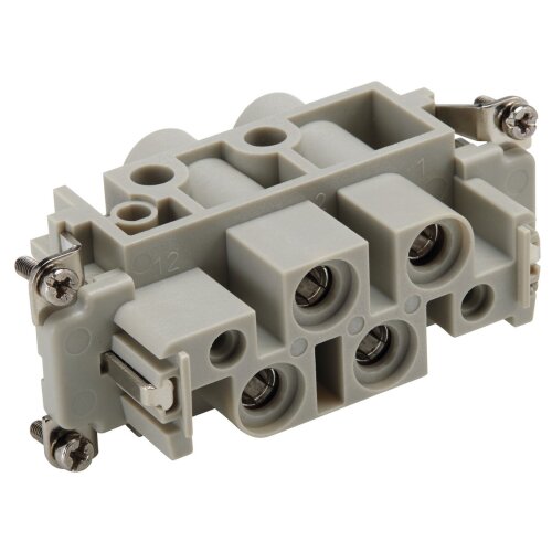 Lapp 44424044 EPIC K 4/2 soquete BS com conexão roscada de 7 pinos