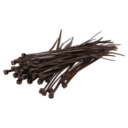 Cable Ties 200x4,5mm Brown 100 Piece 