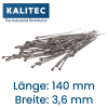 Kalitec kablo bağları 140x3.6 gri 100lü set