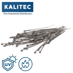 Kalitec kablo bağları 200x4,5 gri 100lü set