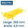 Kalitec Kabelbinder 368x4,8 Gelb 100er Set