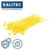 Kalitec Kabelbinder 368x4,8 Gelb 100er Set