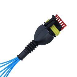 KALI01026 Superseal rubber grommet 6-pole with kink protection lamellas