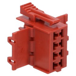 AMP 0-0927367-1 Timer Connector 8 pole red