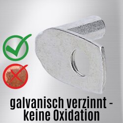 Kalitec KA01-L3 tubular cable lug 90Â° angled 0.5-0.75mmÂ² M3