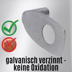 Kalitec KA03-L6 Cosse tubulaire coudée à 90° 1,0-1,5mmÂ² M6