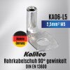 Kalitec KA06-L5 capocorda tubolare angolato a 90° 2,5 mm² M5