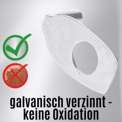 Kalitec KA08-L8 rørformet kabelsko 90° vinklet 4mm² M8