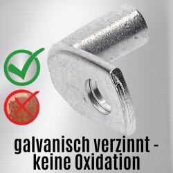 Kalitec KA1-L5 terminal de cable tubular 90° en ángulo 6mm² M5