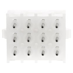 Base de soquete UP-Lok de 12 pinos 350829-1