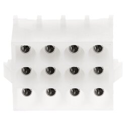 Base de soquete UP-Lok de 12 pinos 350829-1