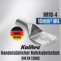 Kalitec HR10-4 Handelsüblicher Rohrkabelschuh...