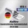Kalitec HR16-4 Handelsübliche Rohrkabelschuhe 16mm² M4
