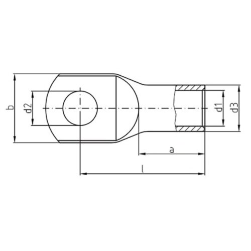 AUPROTEC 20x Rohrkabelschuhe – 6 Mm², M8, Unisoliert, Kupfer Verzinnt – Für Sichere Elektroverbindungen Im Haus, Auto & Mehr