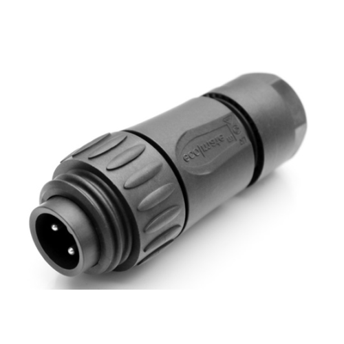 Amphenol C016 20H003 110 12 ecomate kabelkontakt 3-pins + PE støvhetteforsegling