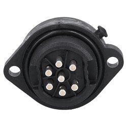 Ampheno C016 30C006 100 12 ecomate 设备插头 6 针 + PE 带焊接连接