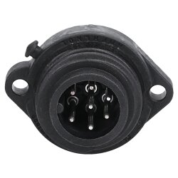 Ampheno C016 30C006 100 12 ecomate 设备插头 6 针 + PE 带焊接连接