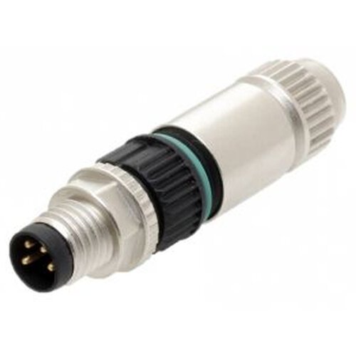 HARAX M8-S male connector straight 4-pole