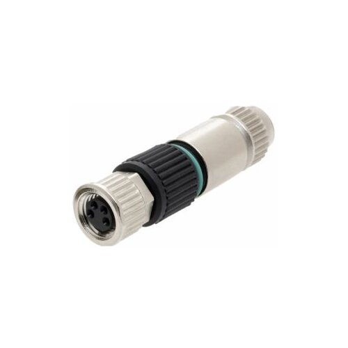 Conector fêmea HARAX M8-S reto de 4 pinos 21021512405