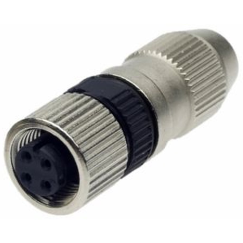 HARAX M12-S Buchsenstecker gerade 4-polig 21031112405