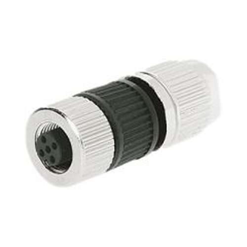 HARAX M12-L female connector straight 3-pole contact assignment 345