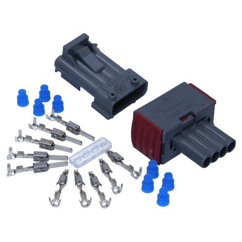 KALI-1304G AMP JPT set 4-stift 0,5-1,0 mm² B-kodad grå