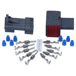 KALI-1304G AMP JPT set 4-stift 0,5-1,0 mm² B-kodad grå