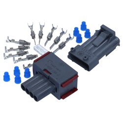 KALI-1304G AMP JPT set 4-stift 0,5-1,0 mm² B-kodad grå