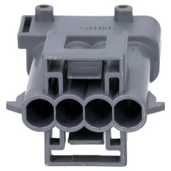 AMP 2-0965261-1 JPT plakana savienotāja korpuss, 4 kontaktu pelēks kods B