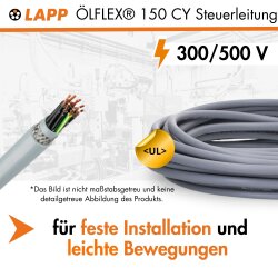 Lapp 0015612 Ölflex 150 CY 12G0,75 mm² flexible...