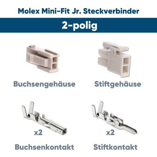 KALI-2402 Molex Mini-Fit Jr. Set 2-Polig