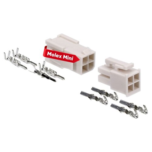 KALI-2404 Molex Mini-Fit Jr. komplekt 4-poolne