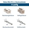 KALI-2404 Molex Mini-Fit Jr. komplekt 4-poolne
