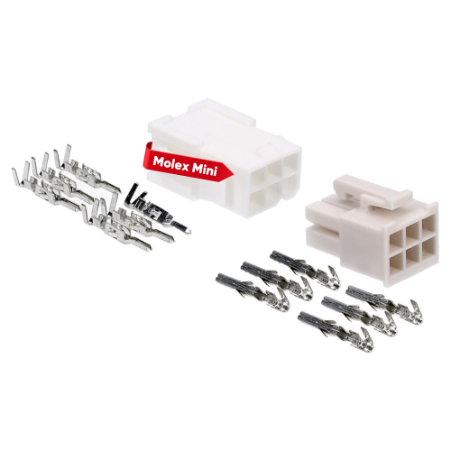 KALI-2402 Set Molex Mini-Fit Jr. cu 2 poli