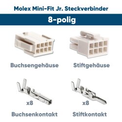 KALI-2406 Molex Mini-Fit Jr. Set 6-Polig