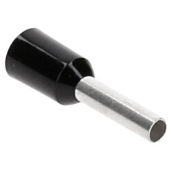 Cembre PKE1508 trådende ærmer isolerede 1,5 mm² sorte 8 mm lange / 500 stk.