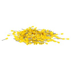 Cembre PKE308 ferrules insulated 0,34mm² yellow 8mm long / 500 pieces